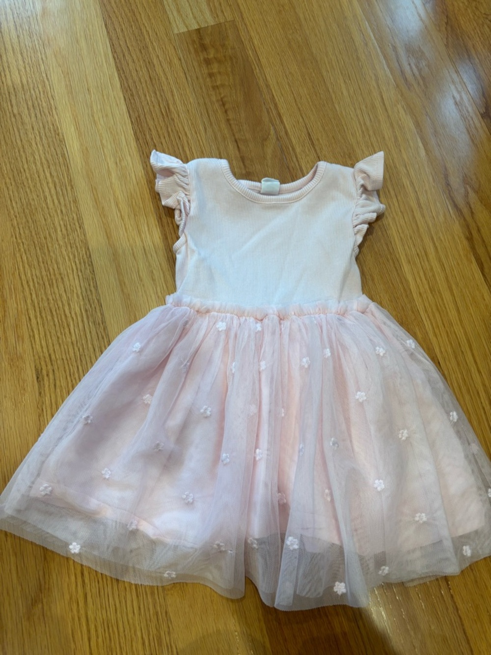 GAP Pink Tulle Floral Party Dress for Girls